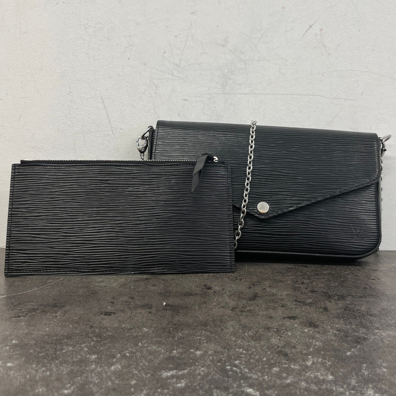 Women's Epi Félicie Pochette Bag Black