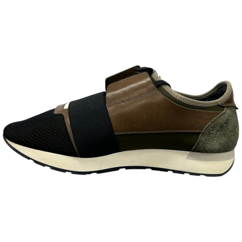 Men's Race Runner Low Trainers Khaki Size UK 9 / EU 43