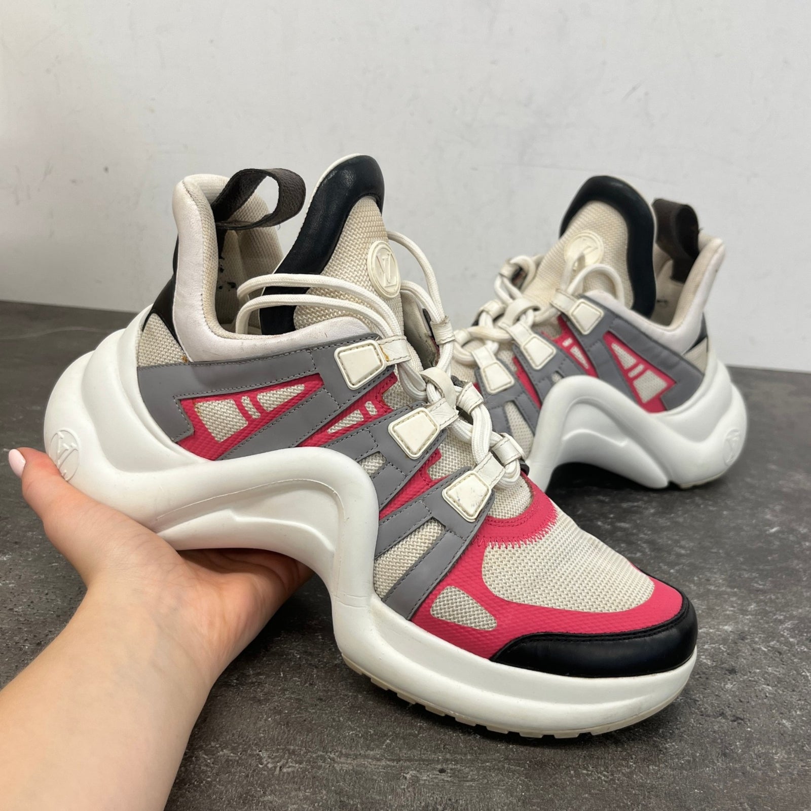 Women's Lv Archlight Low Trainers White Size EU 39 / UK 6 - Photo 12