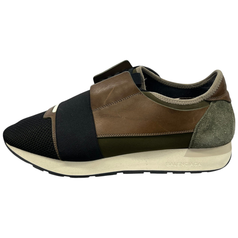 Men's Race Runner Low Trainers Khaki Size UK 9 / EU 43