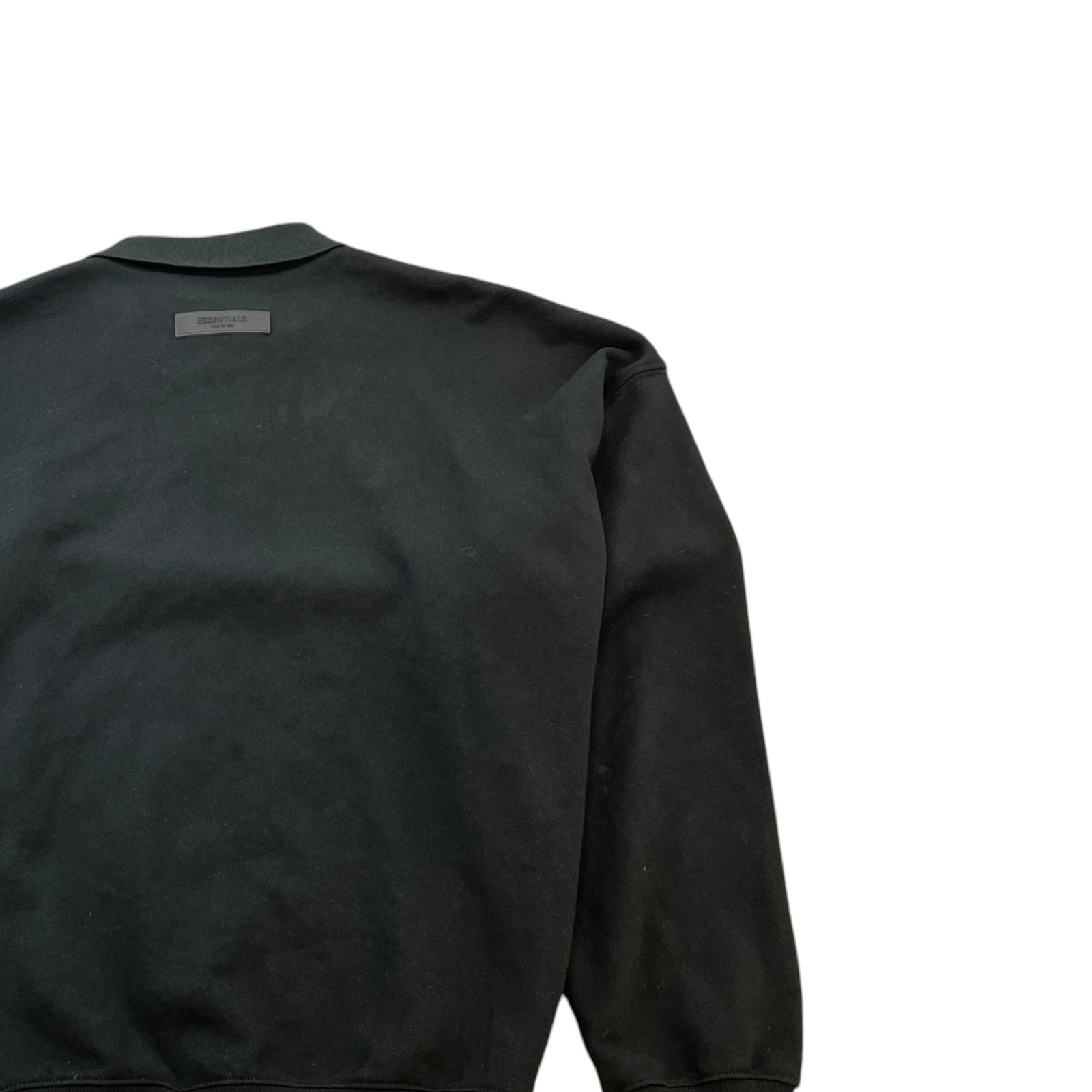 Men's Logo Patch Sweatshirt Black Size S - Photo 4
