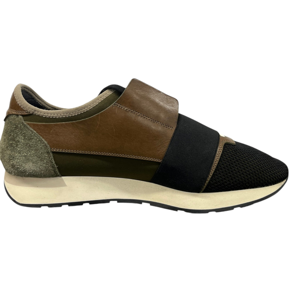 Men's Race Runner Low Trainers Khaki Size UK 9 / EU 43 - Photo 4