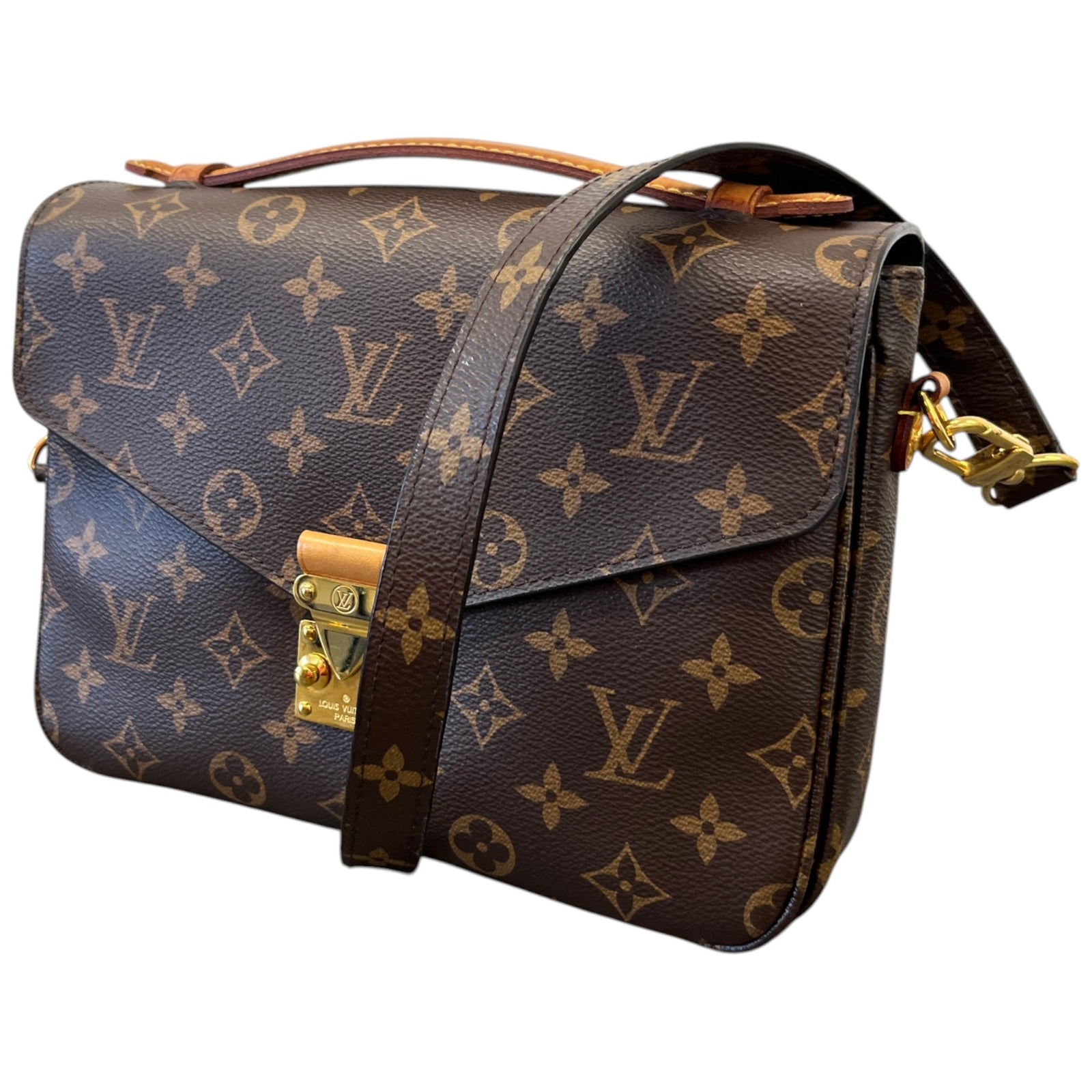 Women's Monogram Pochette Métis Handbag Brown - Photo 5