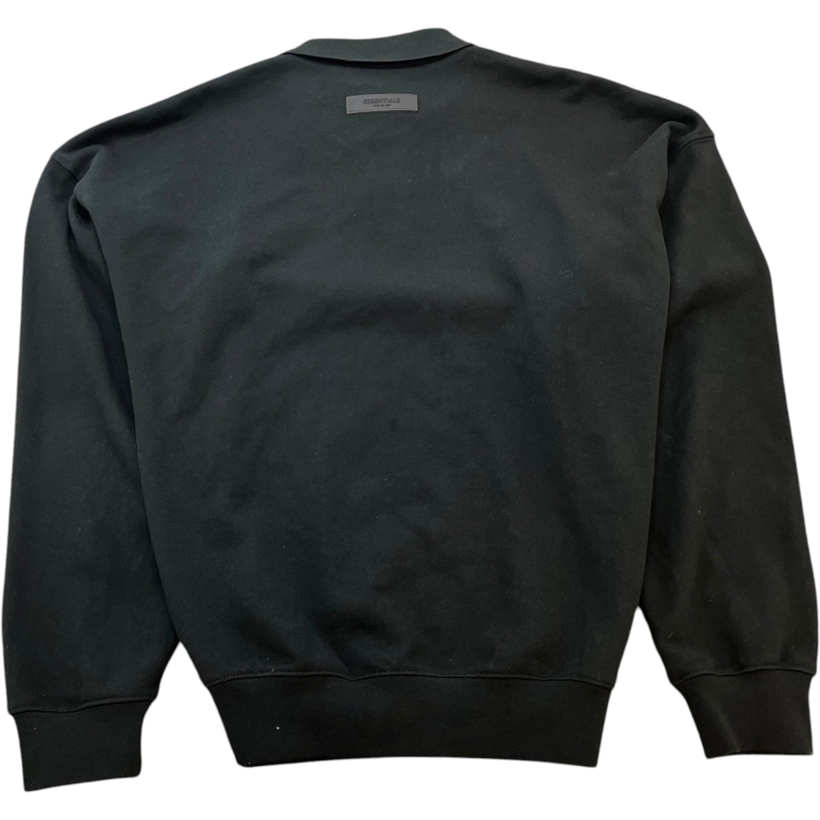 Men's Logo Patch Sweatshirt Black Size S - Photo 2