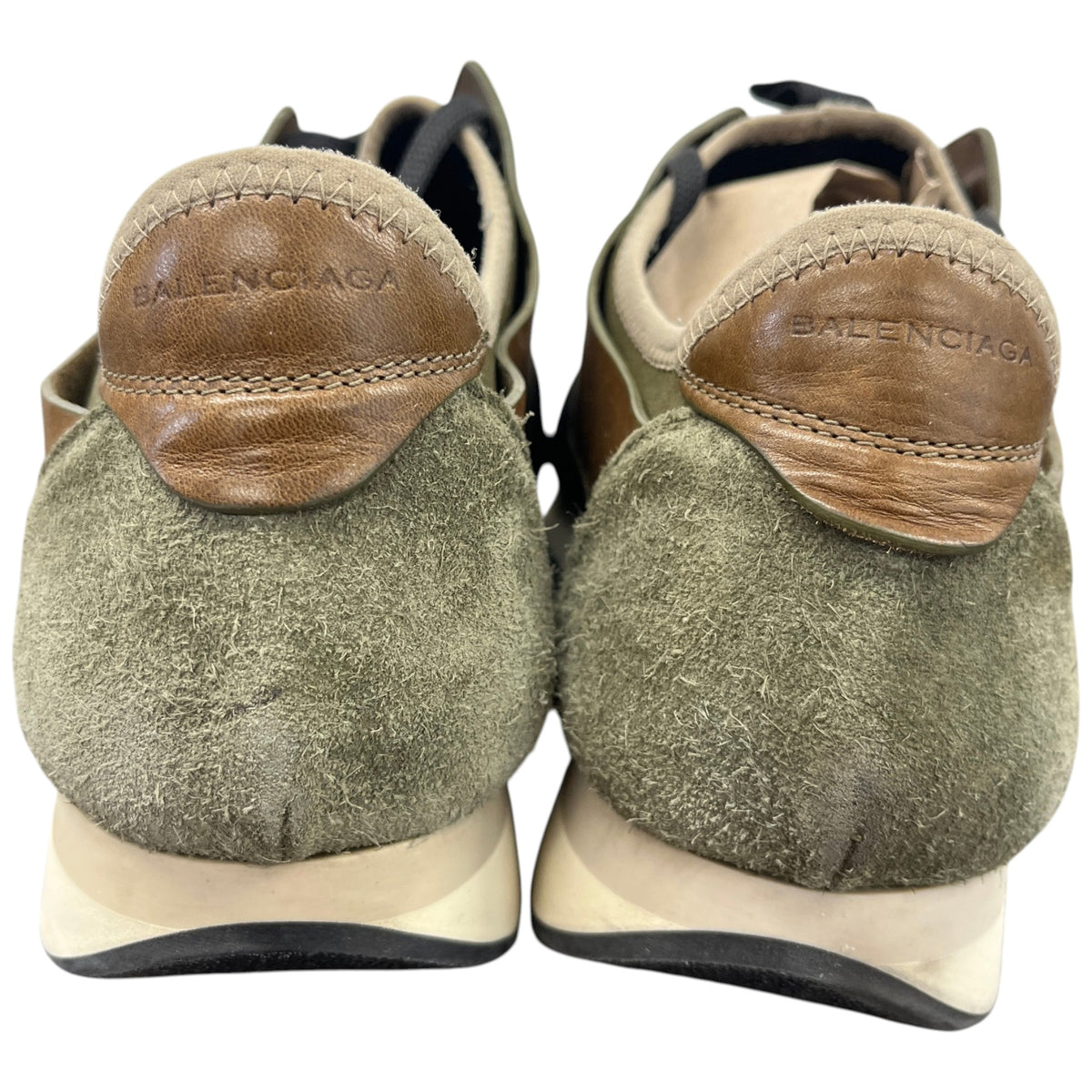 Men's Race Runner Low Trainers Khaki Size UK 9 / EU 43 - Photo 7