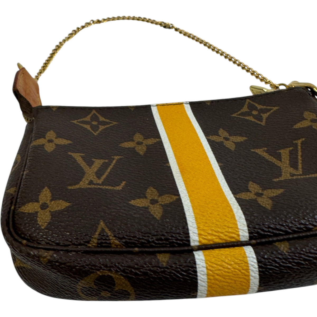 Women's Monogram Mini Pochette Accessoires Handbag Brown - Photo 7