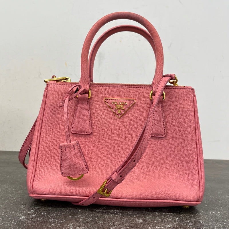 Women's Galleria Saffiano Small Handbag Pink
