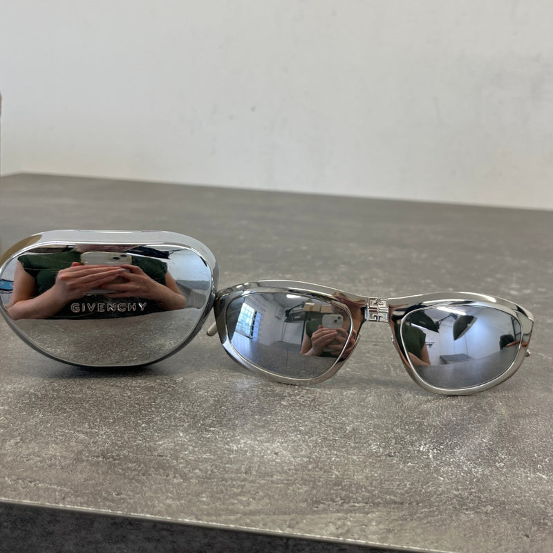 Women's G Tri-Fold Sunglasses Silver