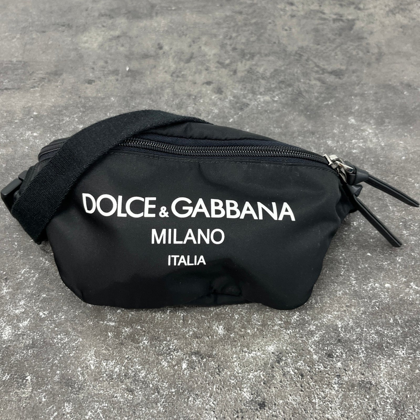Women's Nylon Logo Belt Bag Black - Photo 8