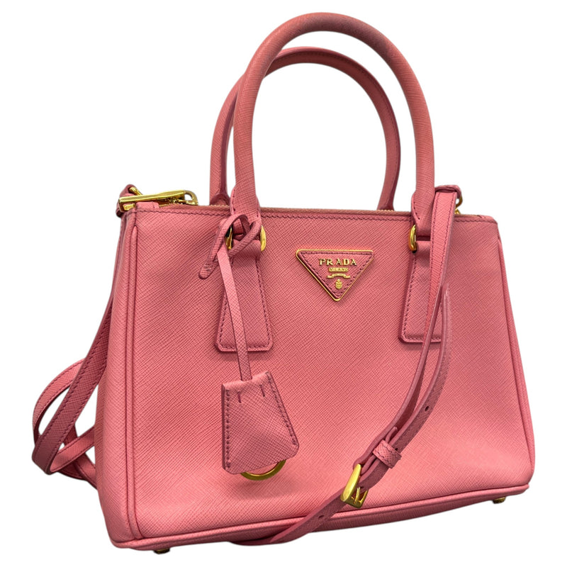 Women's Galleria Saffiano Small Handbag Pink