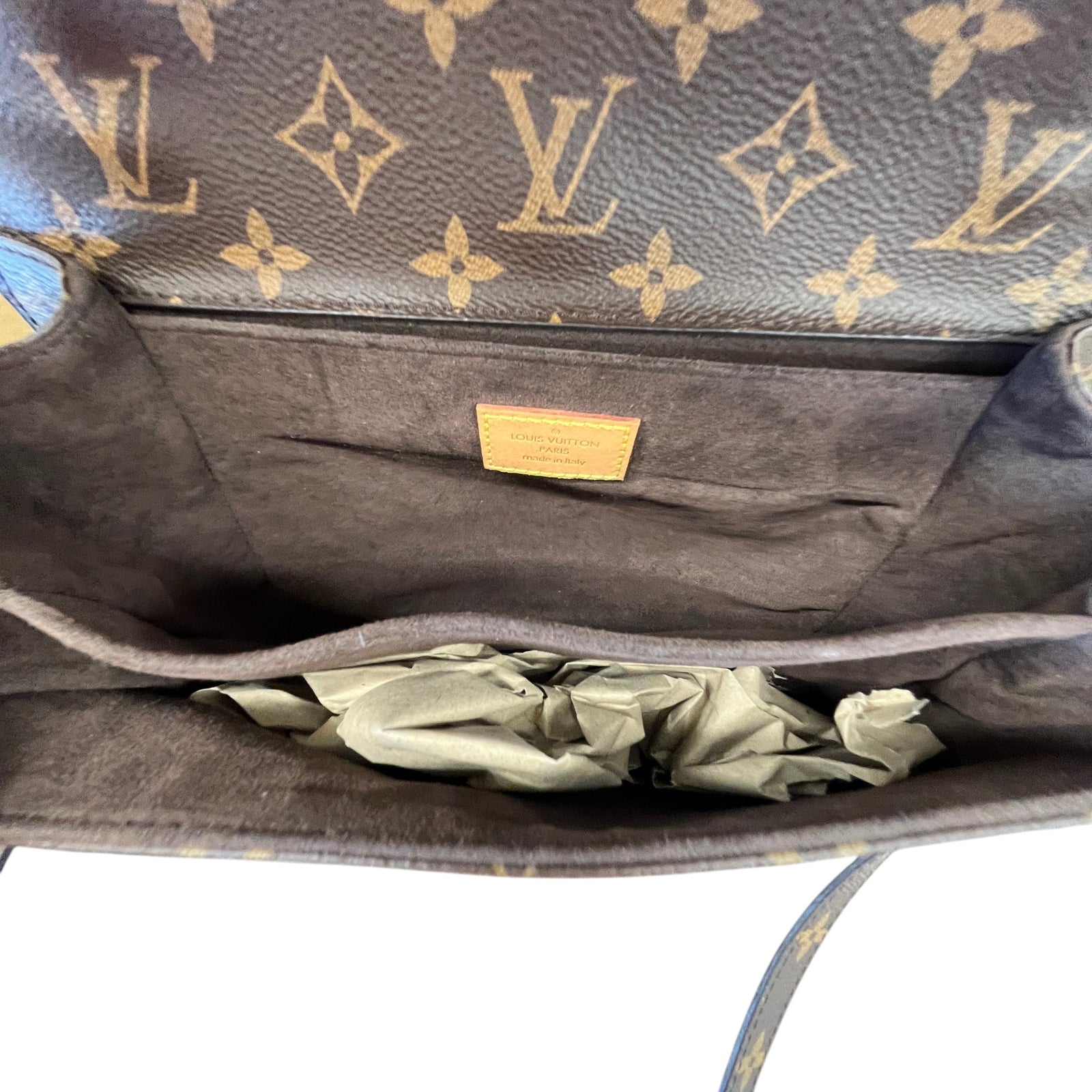 Women's Monogram Pochette Métis Handbag Brown - Photo 11