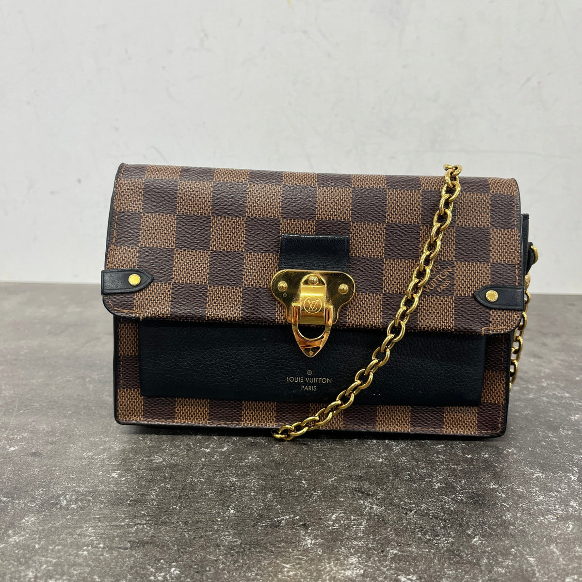 Women's Damier Ebene Vavin Handbag Brown - Photo 13