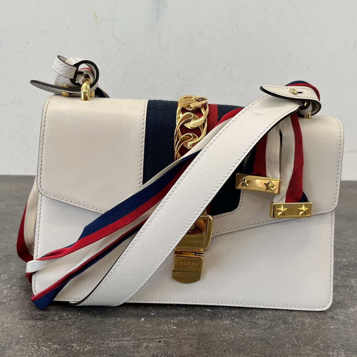 Women's Sylvie Shoulder Handbag Cream - Photo 12