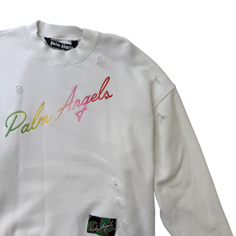Men's Miami Logo Jumper White Size S