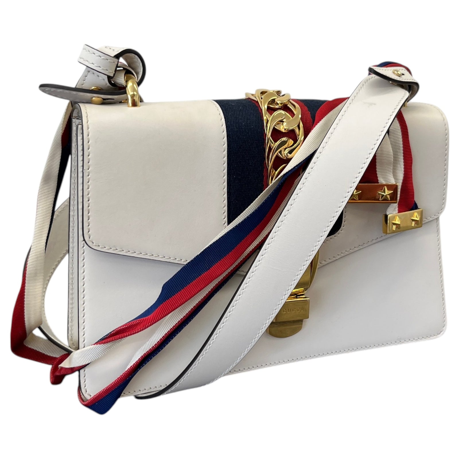 Women's Sylvie Shoulder Handbag Cream - Photo 4