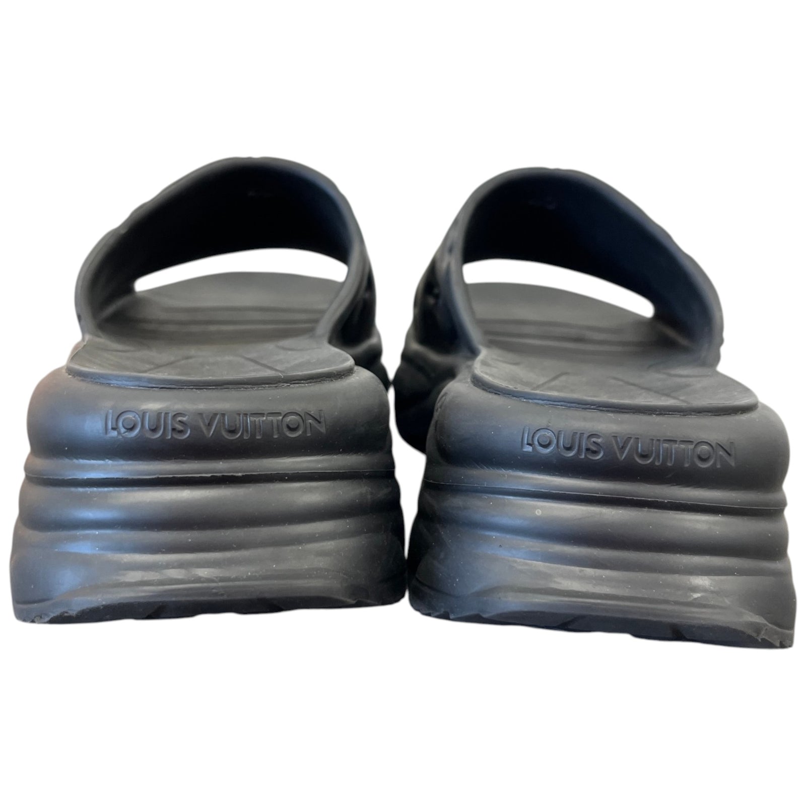 Women's Monogram Waterfront Slides Black Size EU 40 / UK 7 - Photo 7