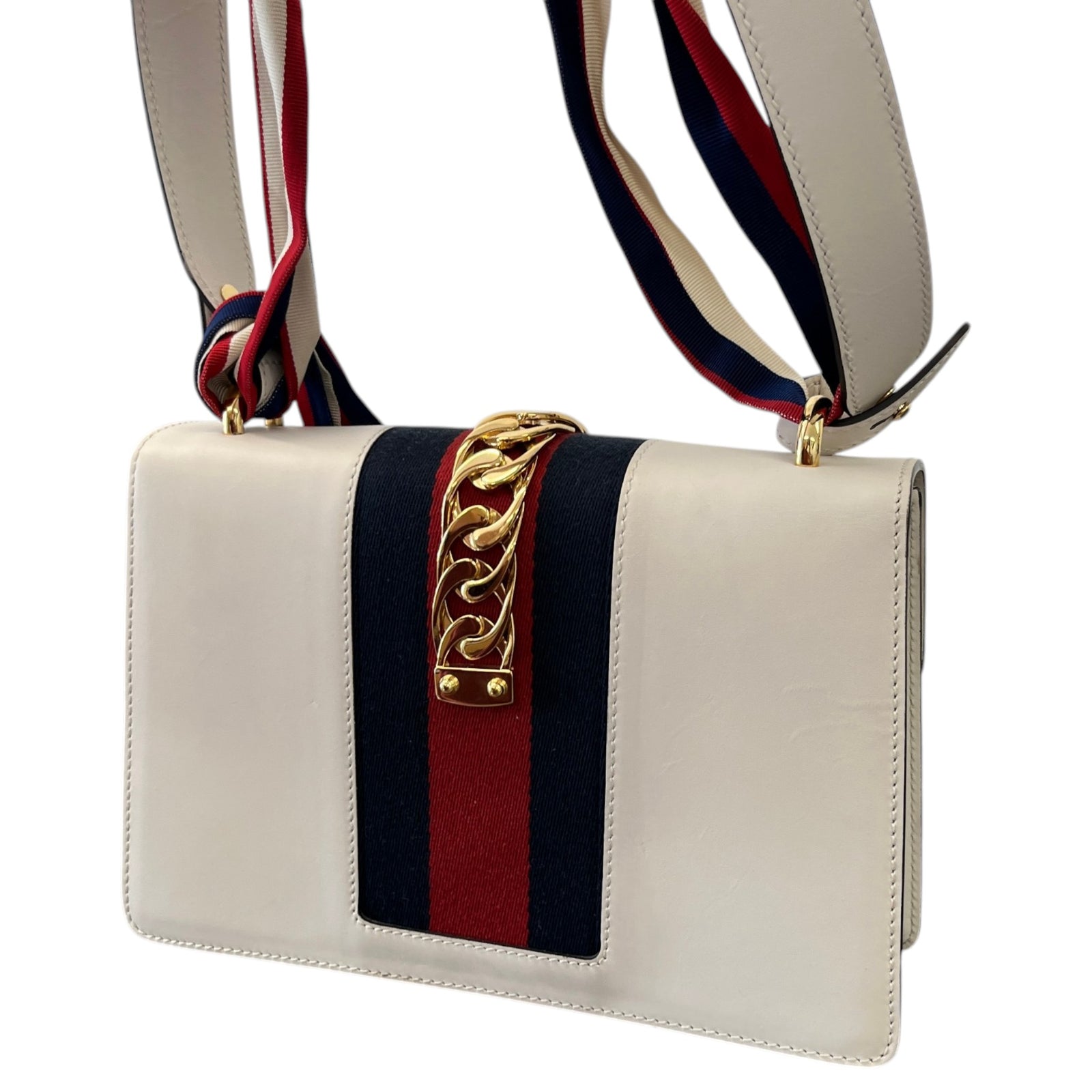 Women's Sylvie Shoulder Handbag Cream - Photo 6