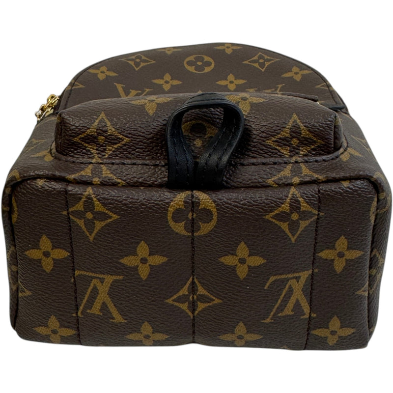 Women's Monogram Palm Springs Mini Backpack Brown
