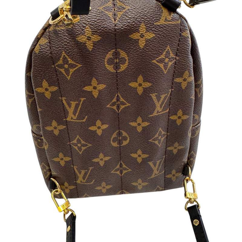 Women's Monogram Palm Springs Mini Backpack Brown