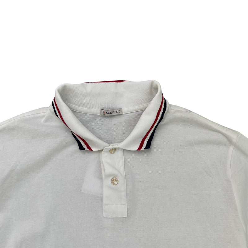 Men's Maglia Polo Shirt White Size XXL