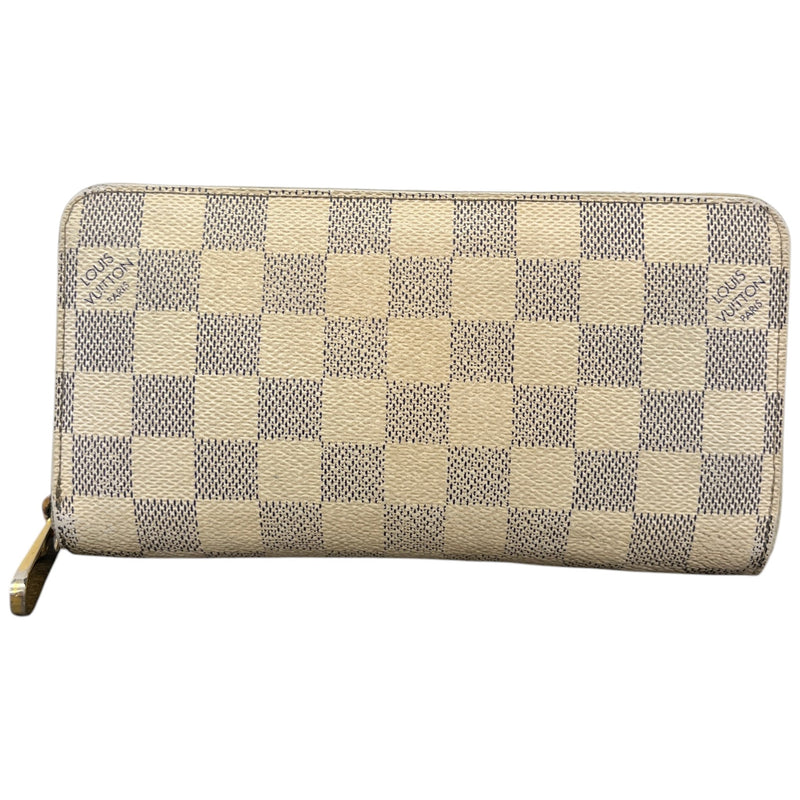 Women's Damier Azur Zippy Wallet White