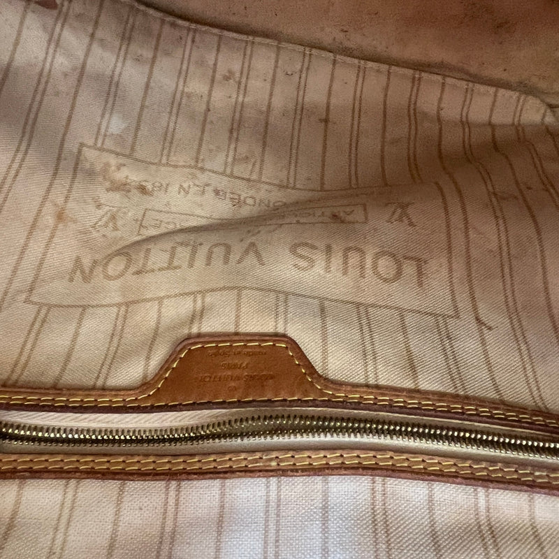 Women's Damier Azur Neverfull Mm Bag Cream