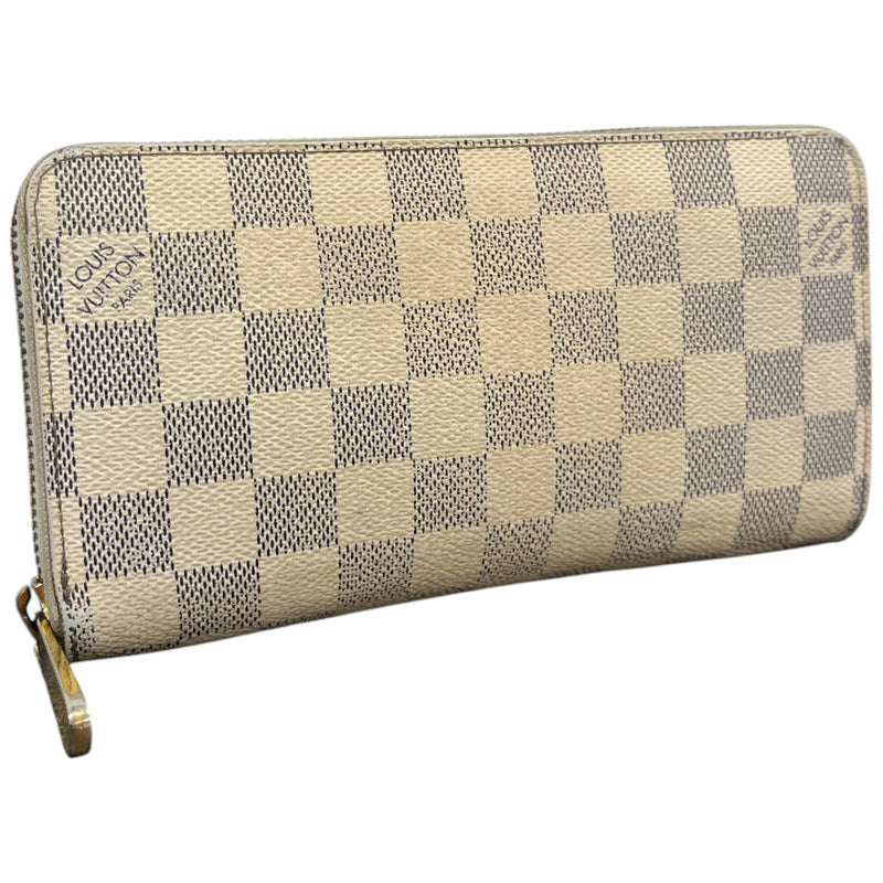 Women's Damier Azur Zippy Wallet White
