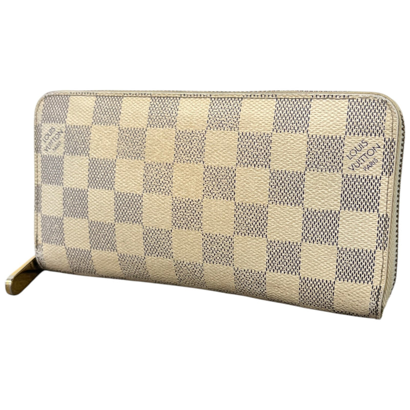 Women's Damier Azur Zippy Wallet White