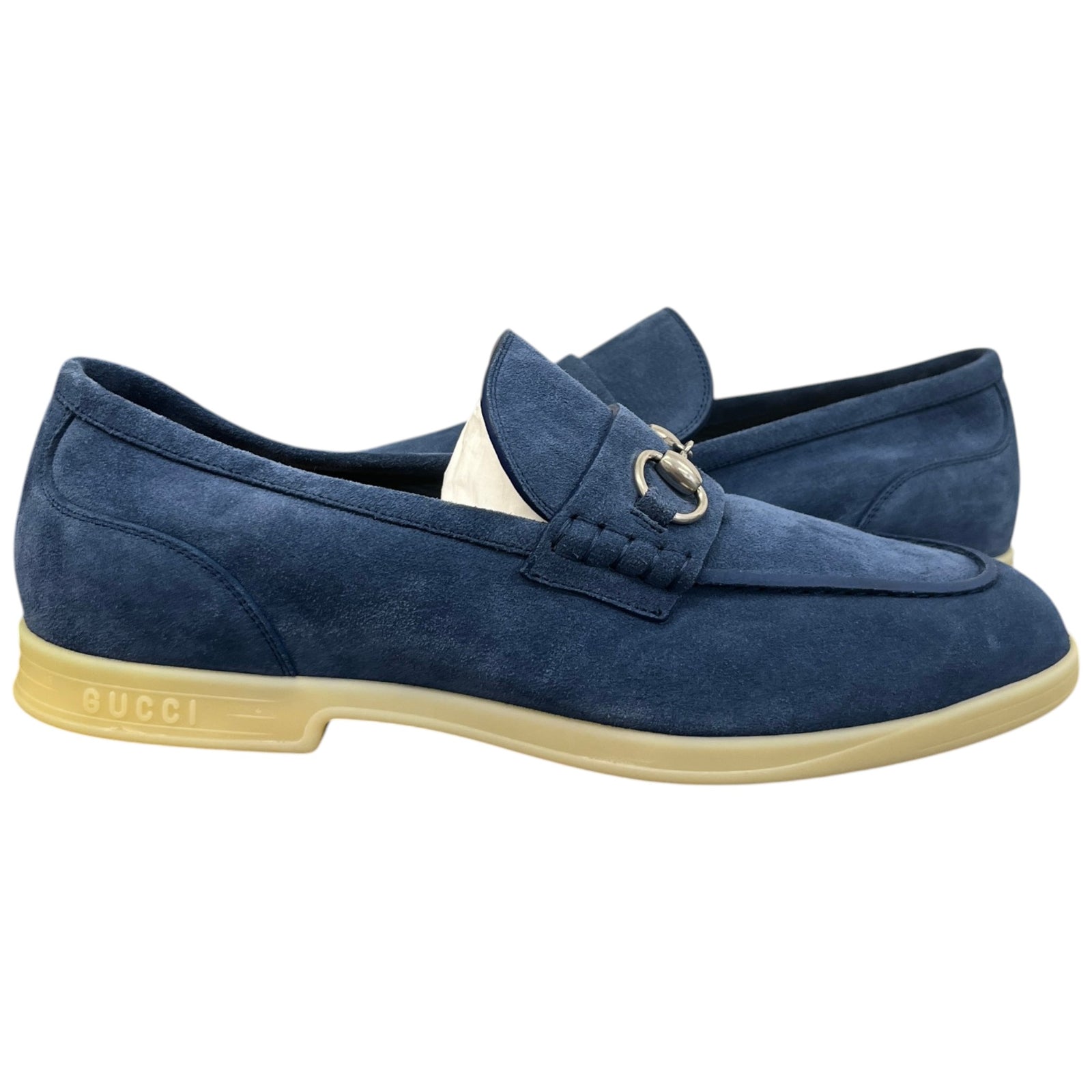 Men's Konrad Horsebit Loafers Blue Size EU 44.5 / UK 10.5 - Photo 3
