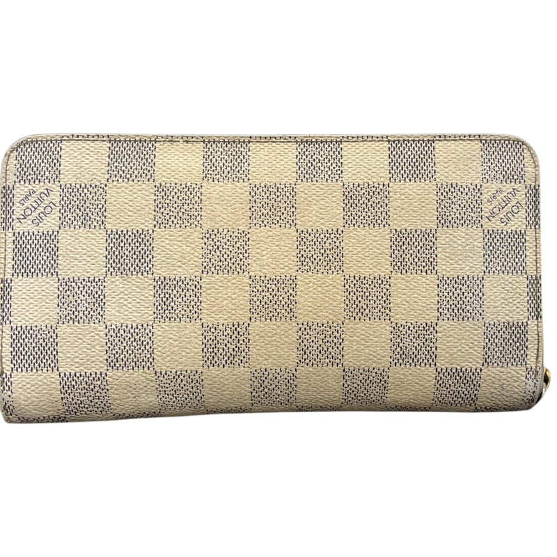 Women's Damier Azur Zippy Wallet White