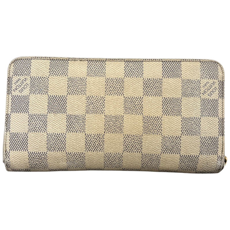 Women's Damier Azur Zippy Wallet White