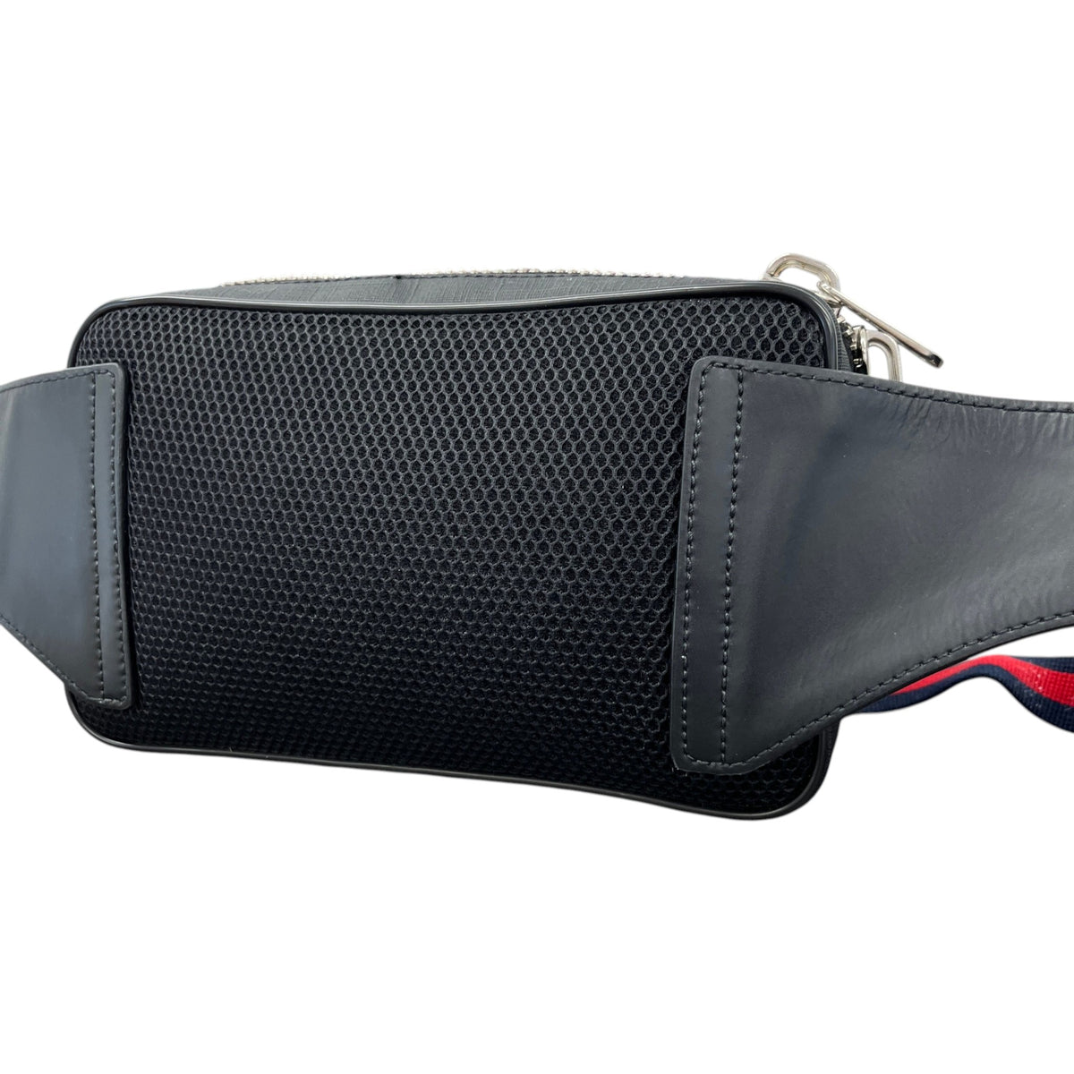 Men's GG Supreme Belt Bag Black - Photo 9