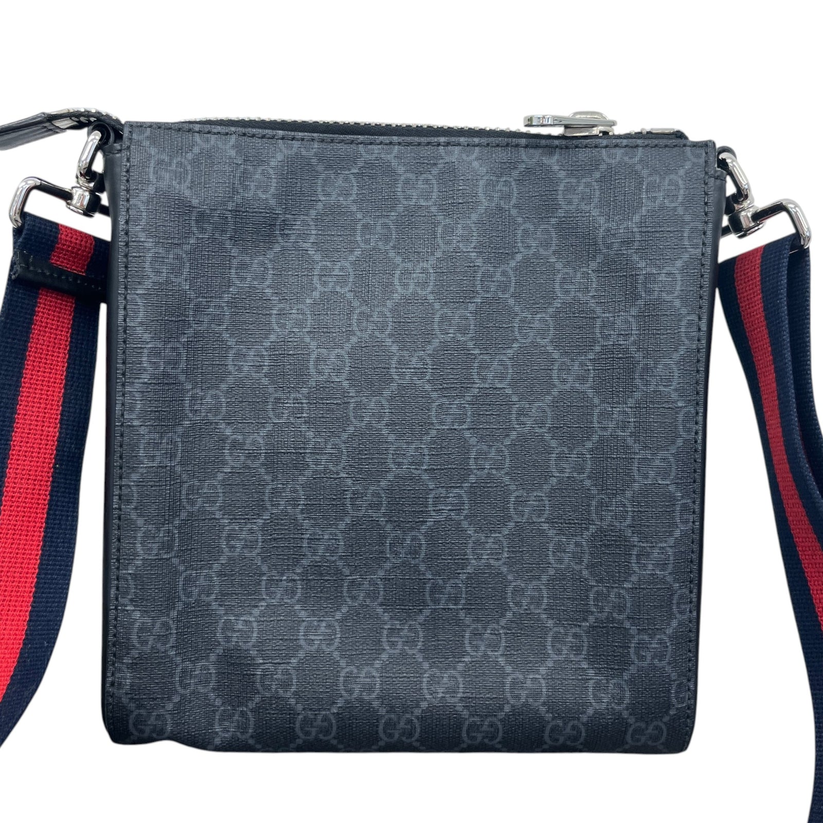 Men's Small GG Supreme Messenger Bag Grey - Photo 3