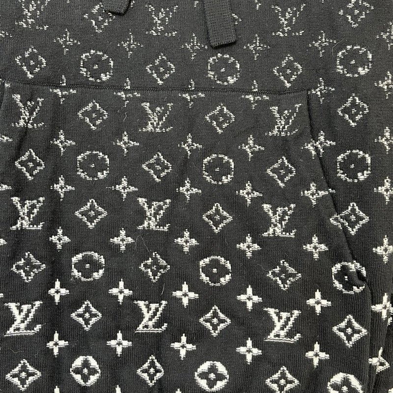 Men's Monogram Gradient Hoodie Black Size M