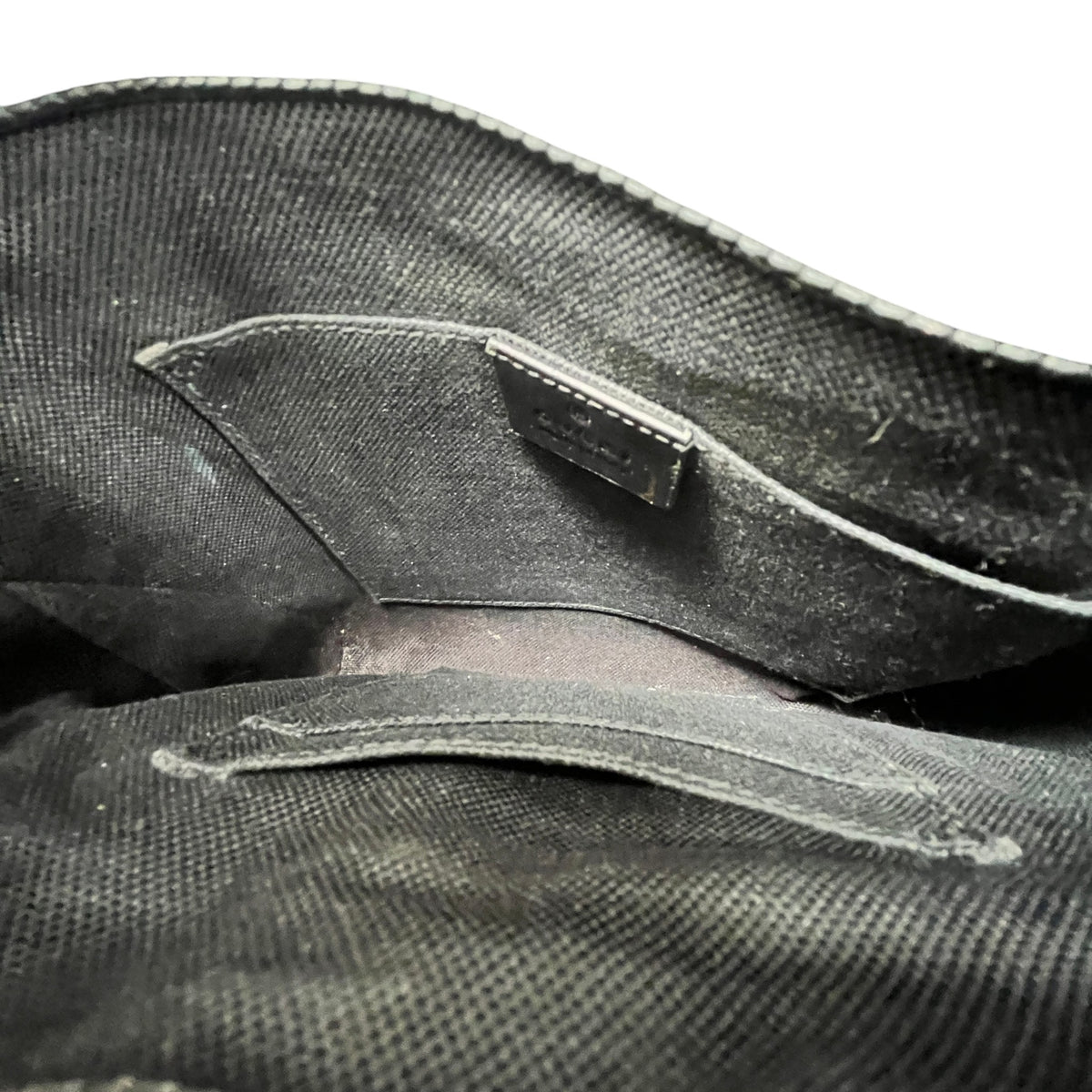 Men's Small GG Supreme Messenger Bag Grey - Photo 10