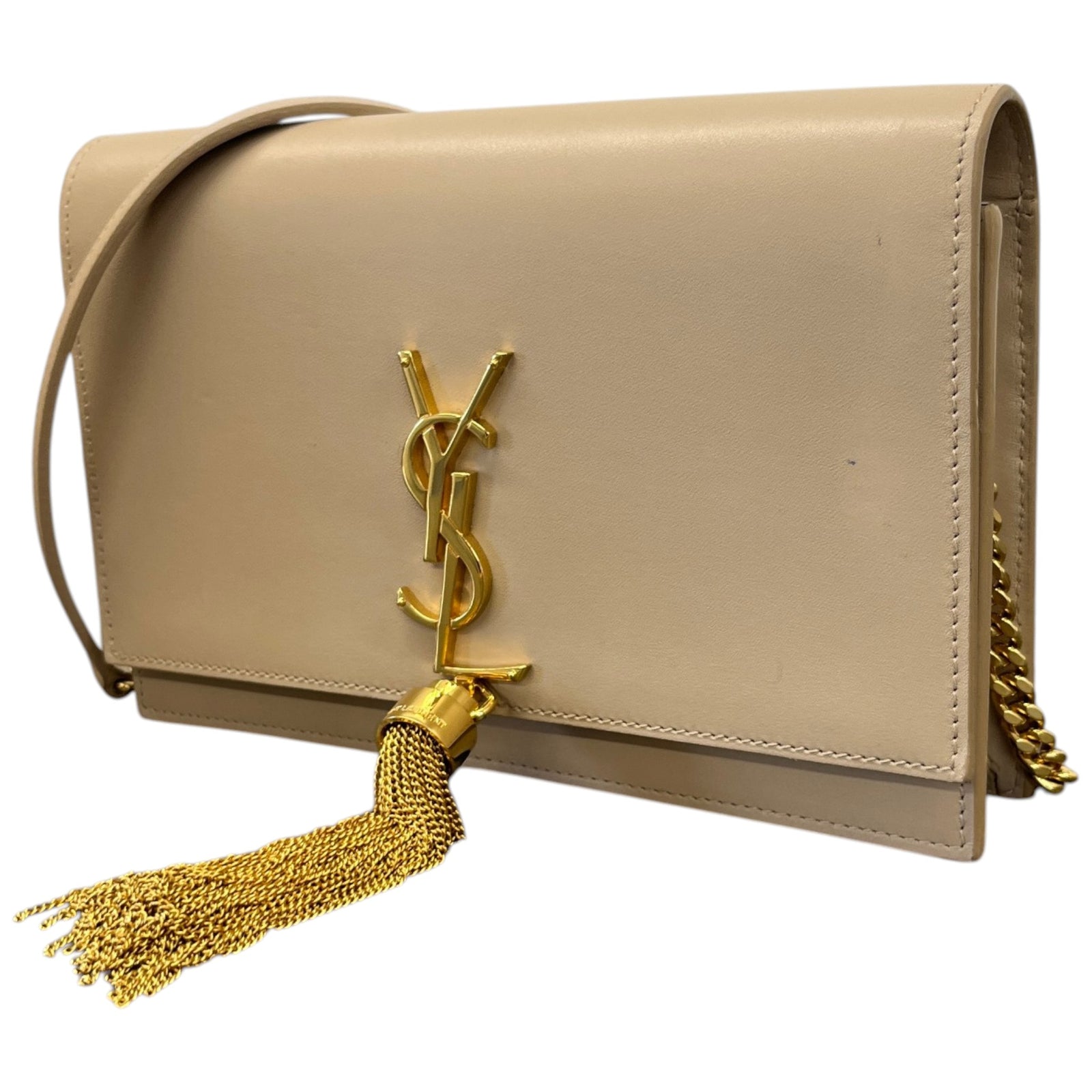 Women's Kate Tassel Small WOC Bag Beige - Photo 5