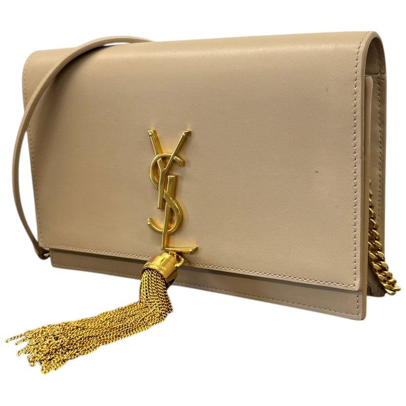 Women's Kate Tassel Small WOC Bag Beige
