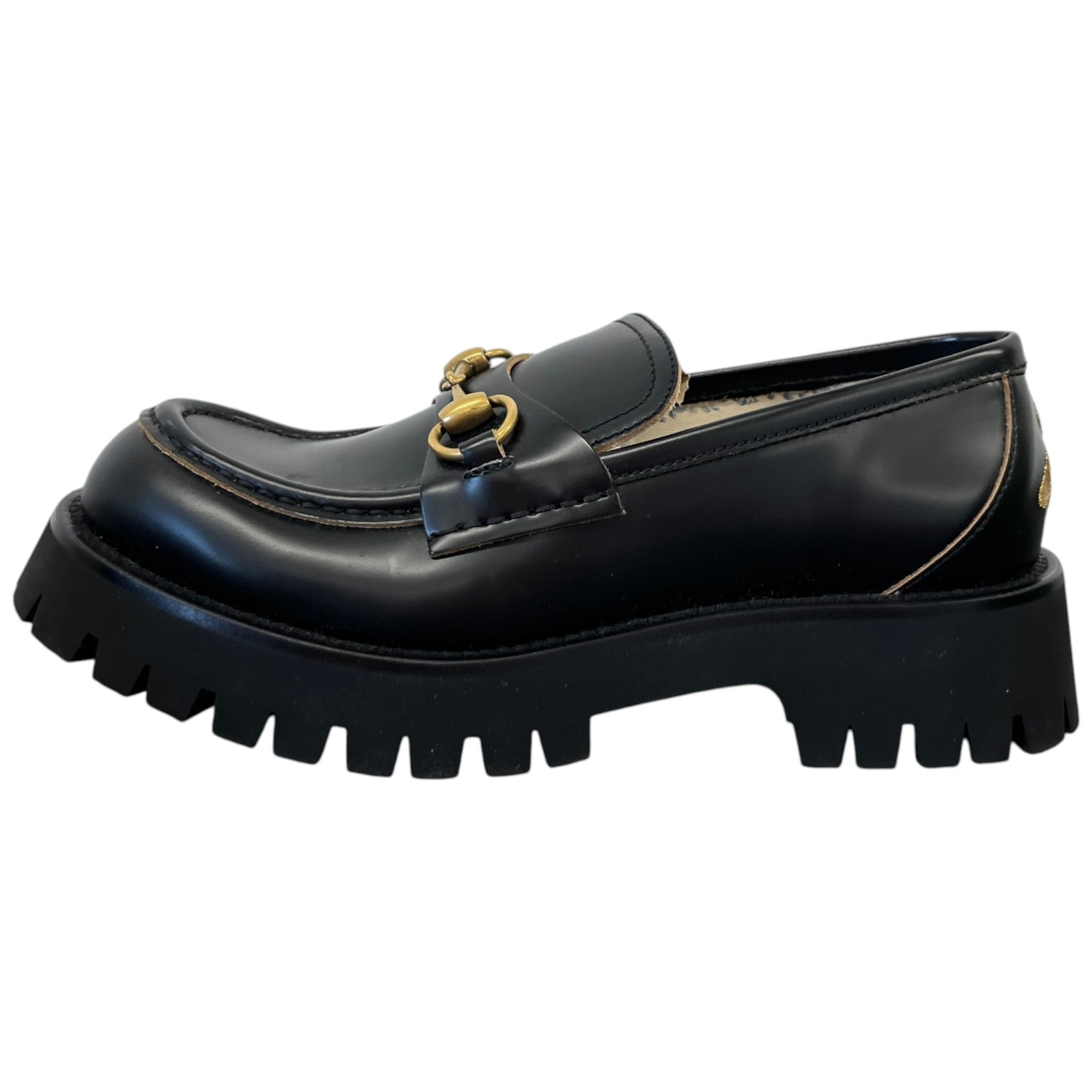 Women's Horsebit Loafers Black Size EU 38.5 / UK 5.5 - Photo 5