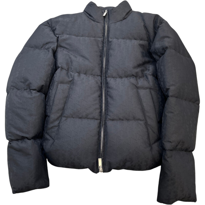 Men's Oblique Cotton Blend Down Jacket Black Size IT 44 / XS