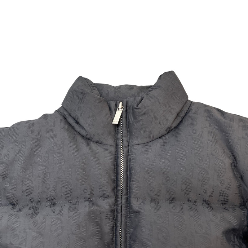 Men's Oblique Cotton Blend Down Jacket Black Size IT 44 / XS