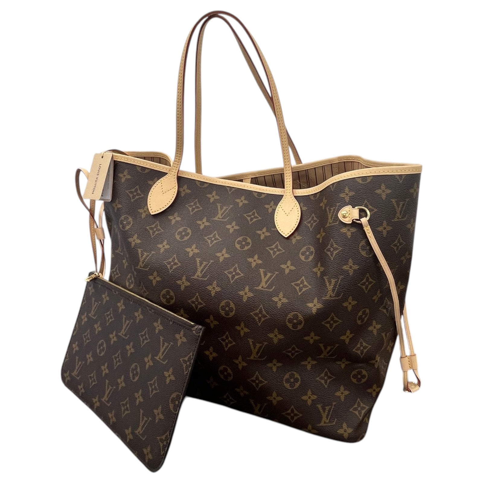 Women's Monogram Neverfull GM Tote Handbag Brown - Photo 4