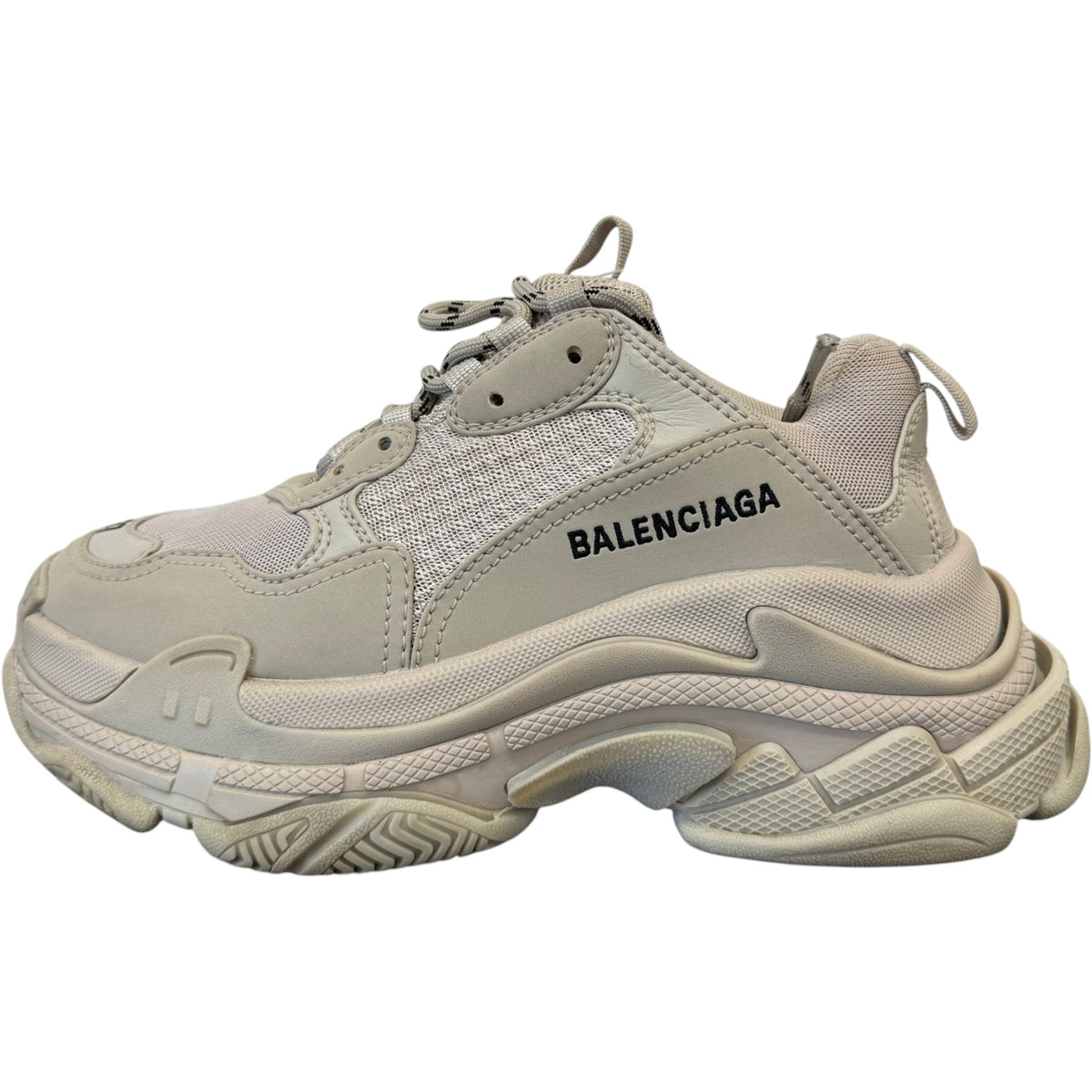 Women's Triple S Low Trainers Grey Size UK 4 / EU 37 - Photo 4