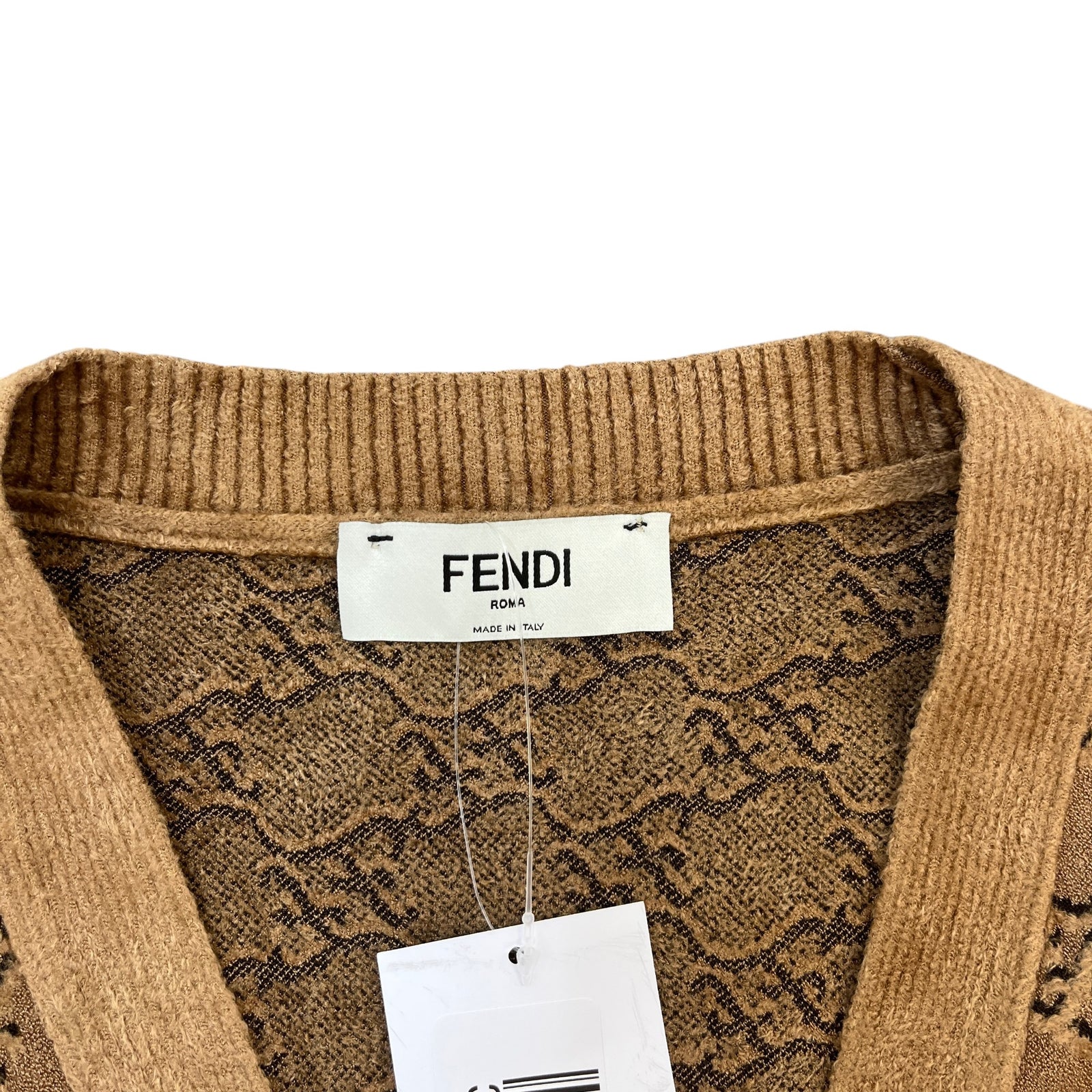 Women's Ff Logo Co-Ord Uk 14 Full Tracksuit Beige Size M - Photo 6