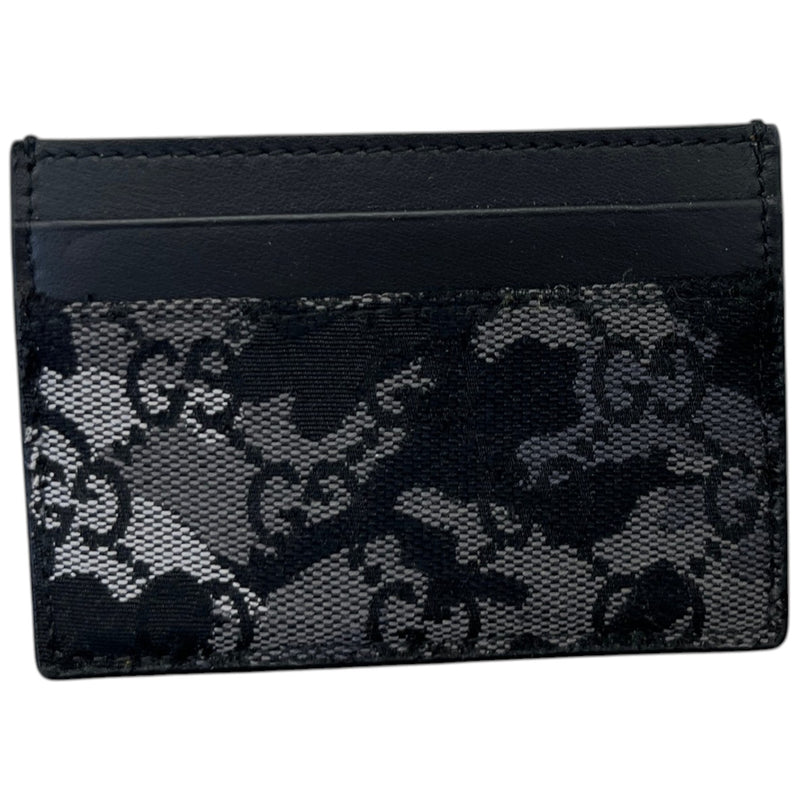 Men's GG Supreme  Camouflage Card Holder Black