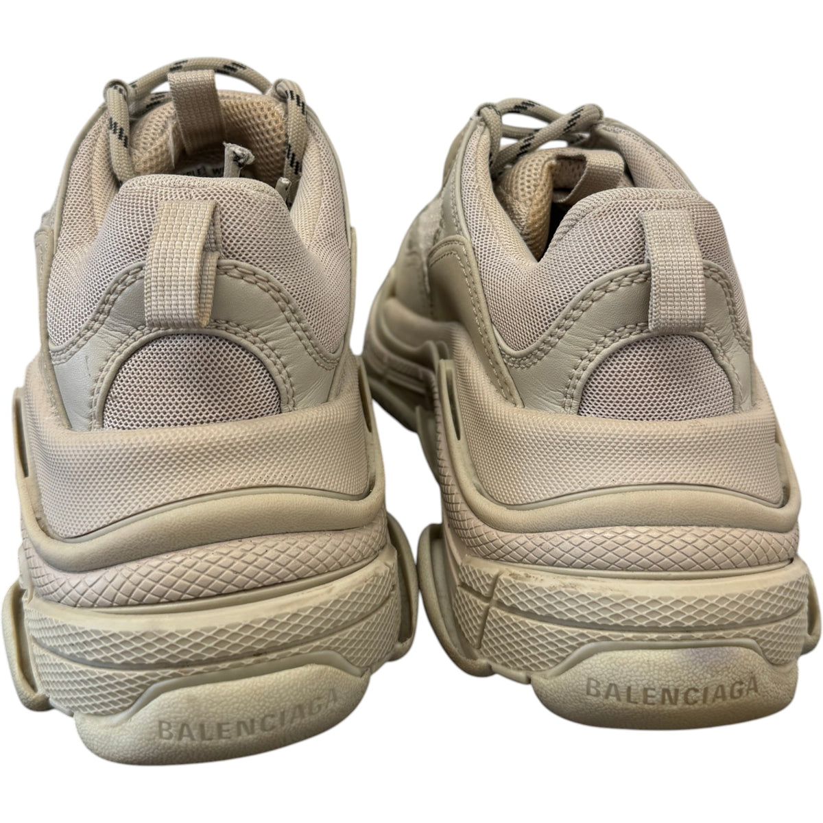Women's Triple S Low Trainers Grey Size UK 4 / EU 37 - Photo 9