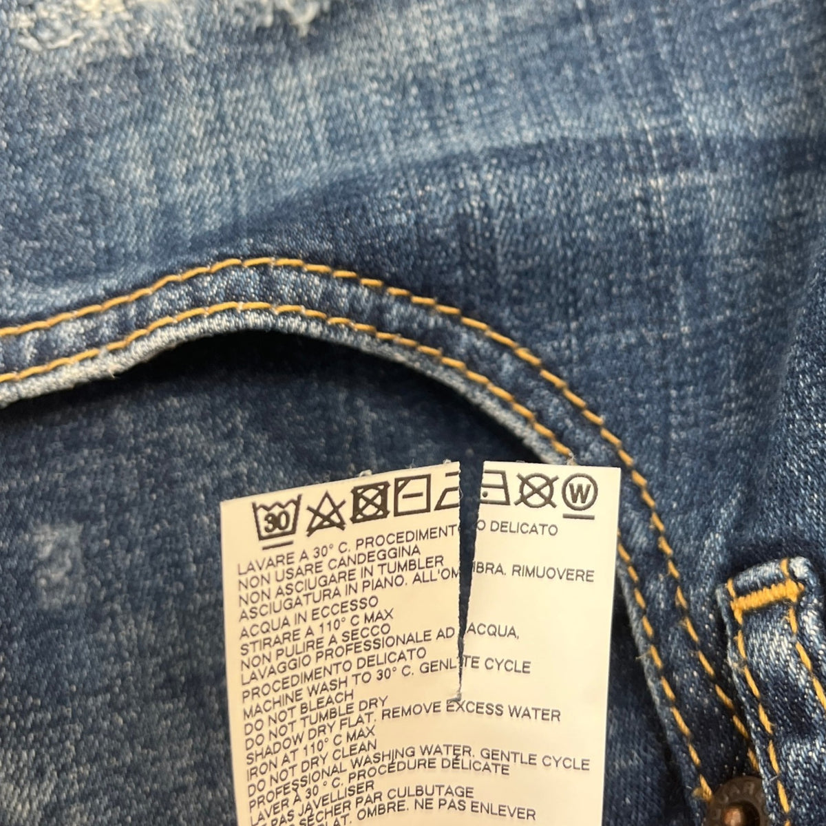 Men's Cool Guy Jeans Blue Size L / W34 - Photo 8
