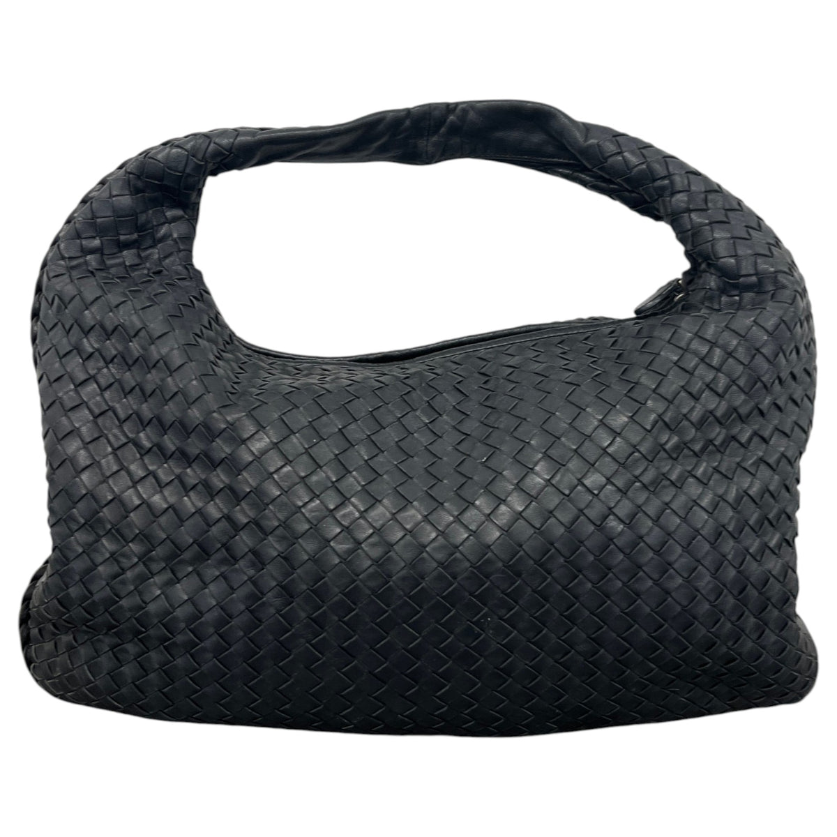 Women's Intrecciato Hobo Bag Handbag Black - Photo 1
