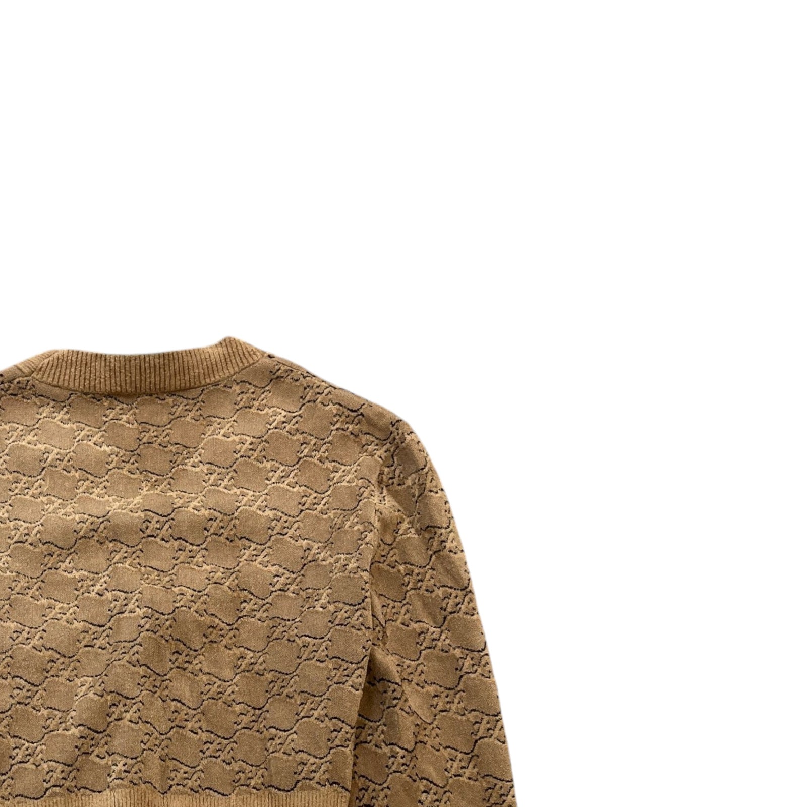 Women's Ff Logo Co-Ord Uk 14 Full Tracksuit Beige Size M - Photo 5