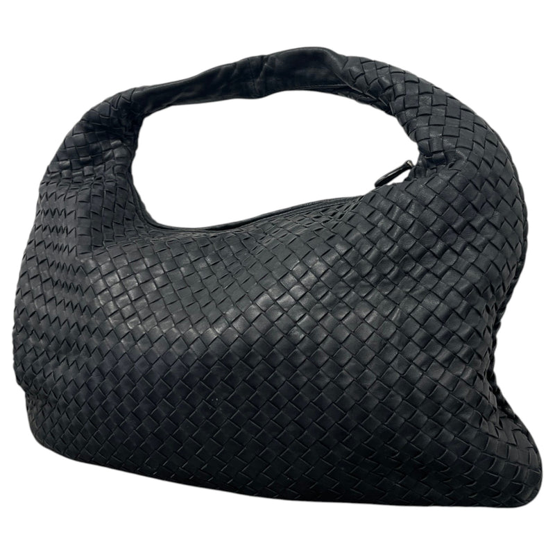 Women's Intrecciato Hobo Bag Handbag Black