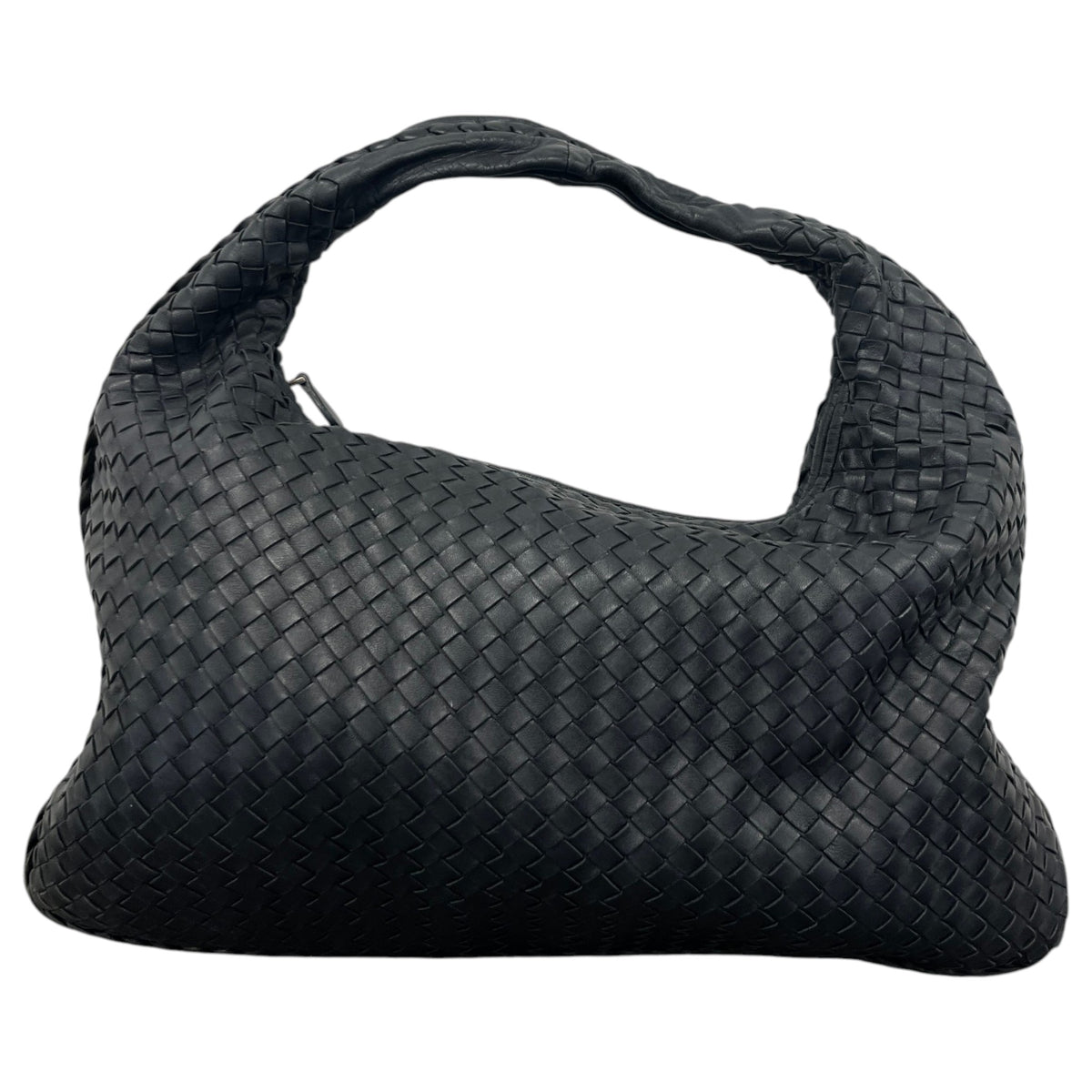 Women's Intrecciato Hobo Bag Handbag Black - Photo 3